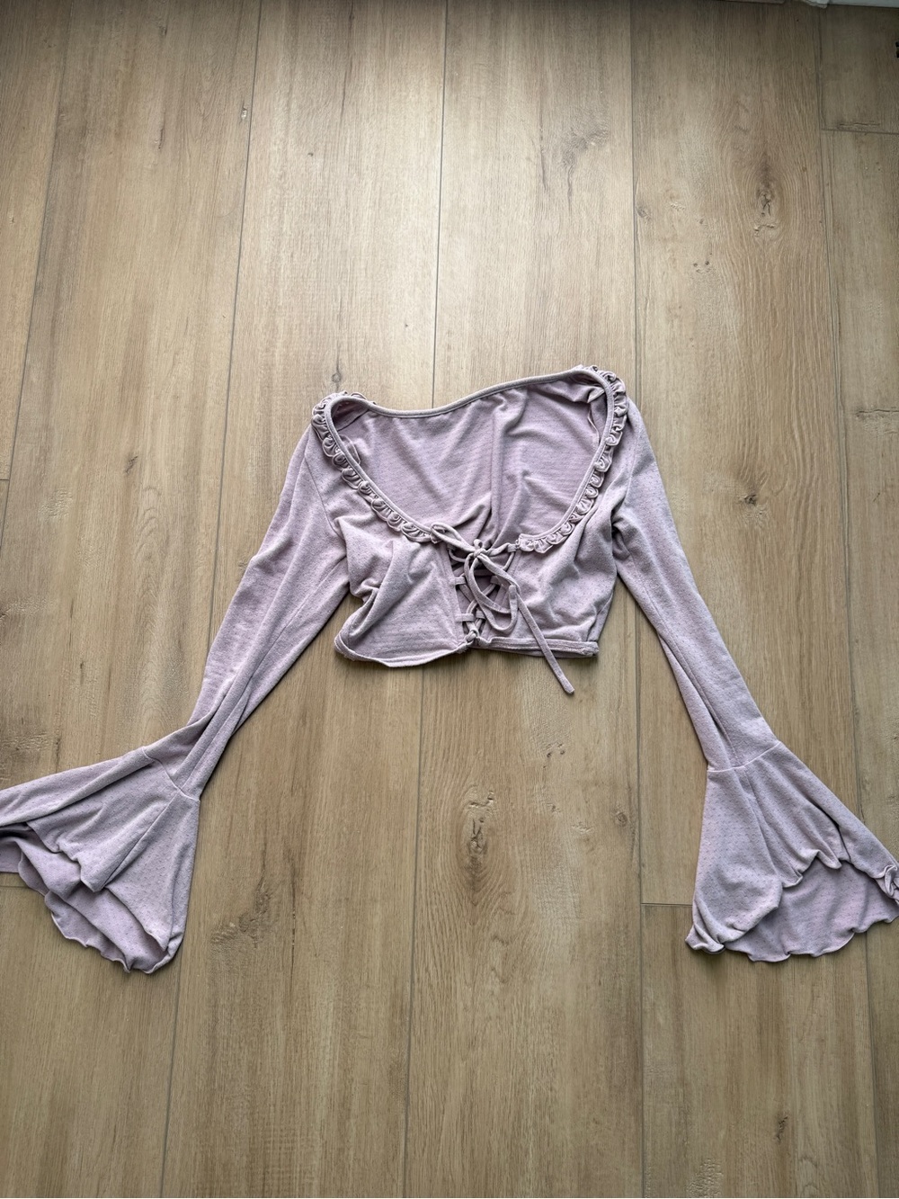 Pink Ruffle Tie-Front Mini Skort Set - Picture 5 of 11
